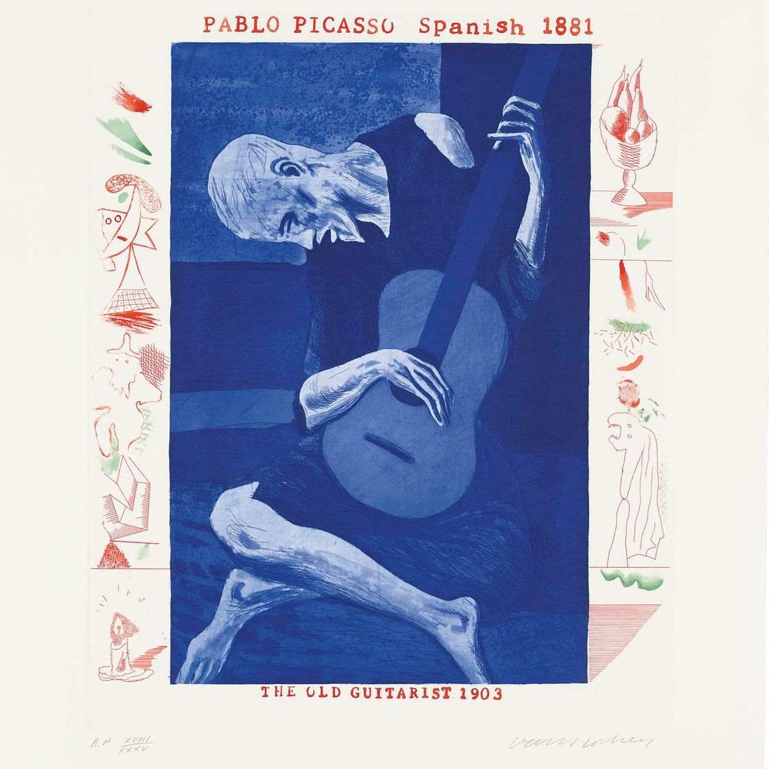 David Hockney — Синяя гитара (S.A.C. 199-218; То. 178-196)
