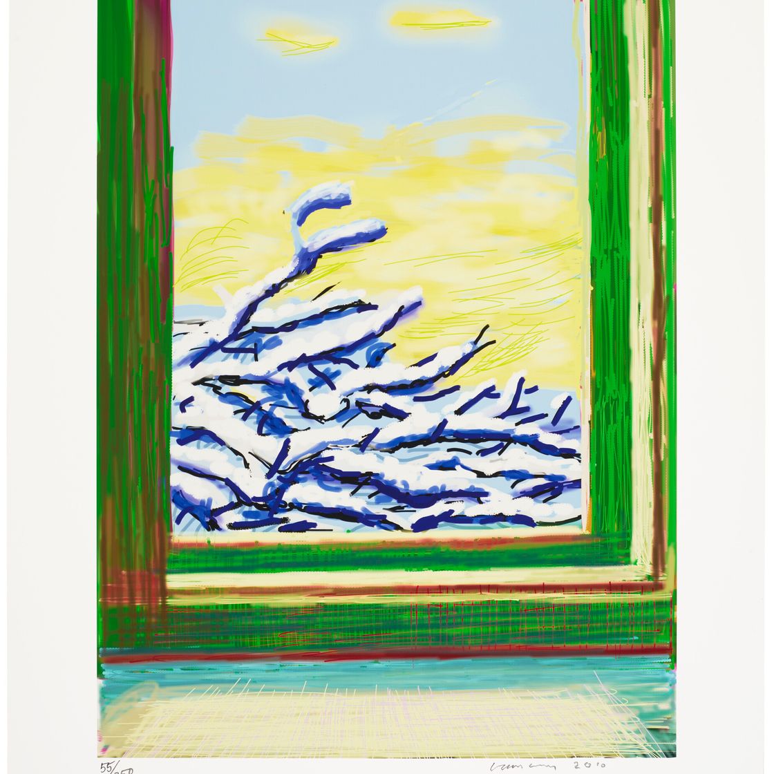 David Hockney — № 610, 23 декабря 2010, из моего окна: Художественное издание С