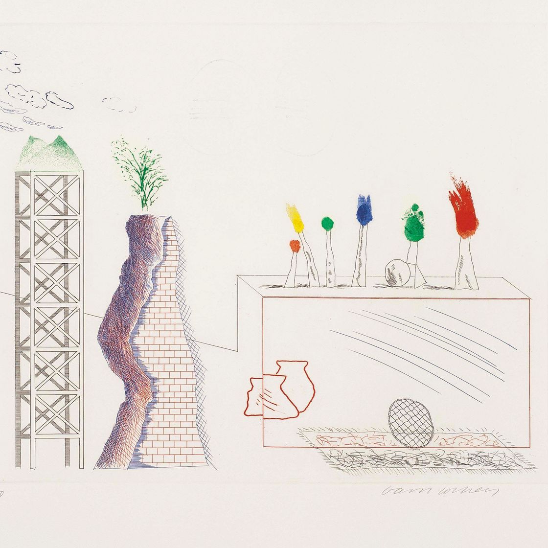 David Hockney — Синяя гитара (S.A.C. 199-218; Токио 178-196), изображение 17