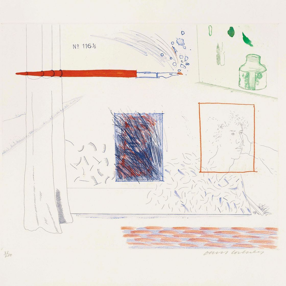 David Hockney — Синяя гитара (S.A.C. 199-218; Токио 178-196), изображение 18