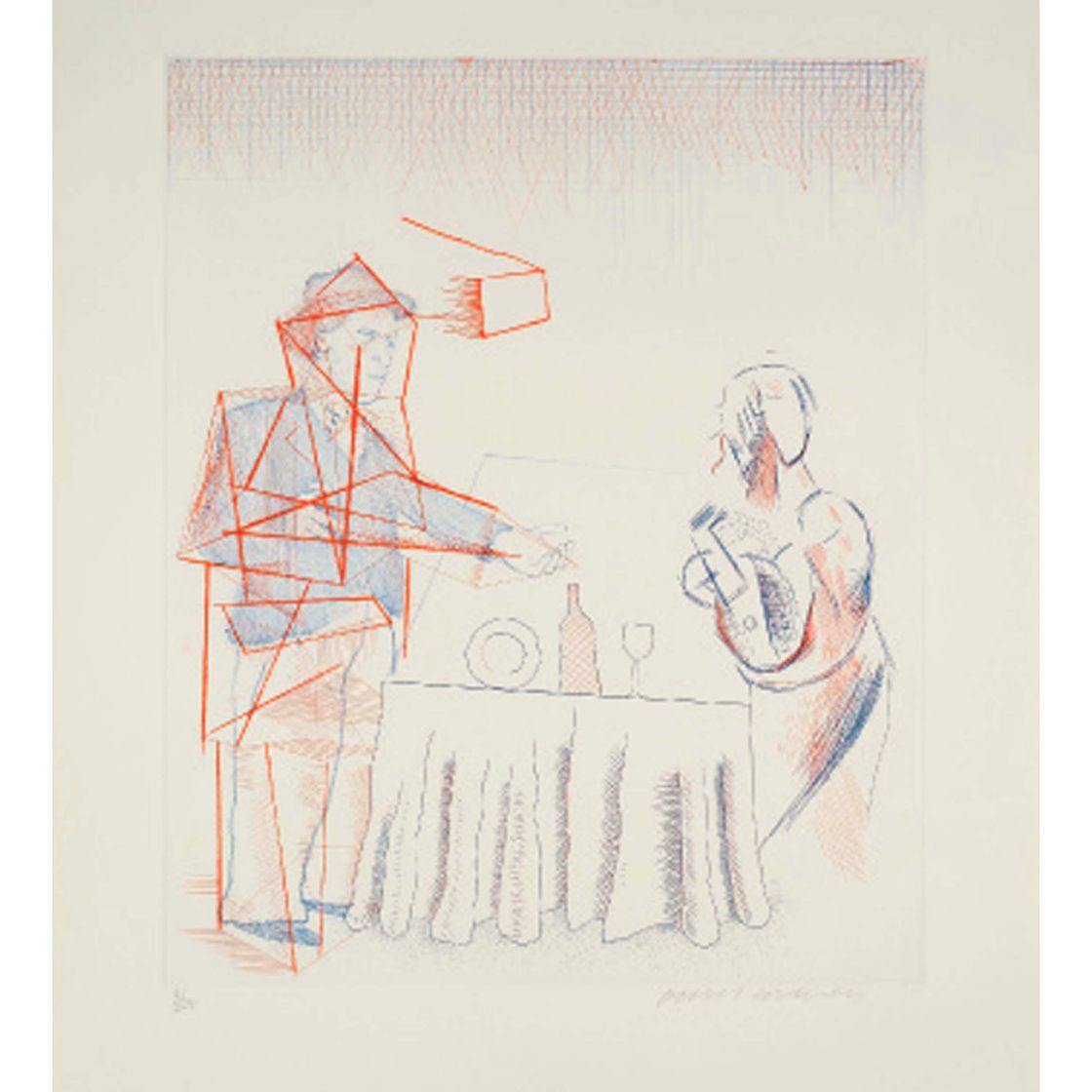 David Hockney — Синяя гитара (S.A.C. 199-218; Токио 178-196), изображение 4