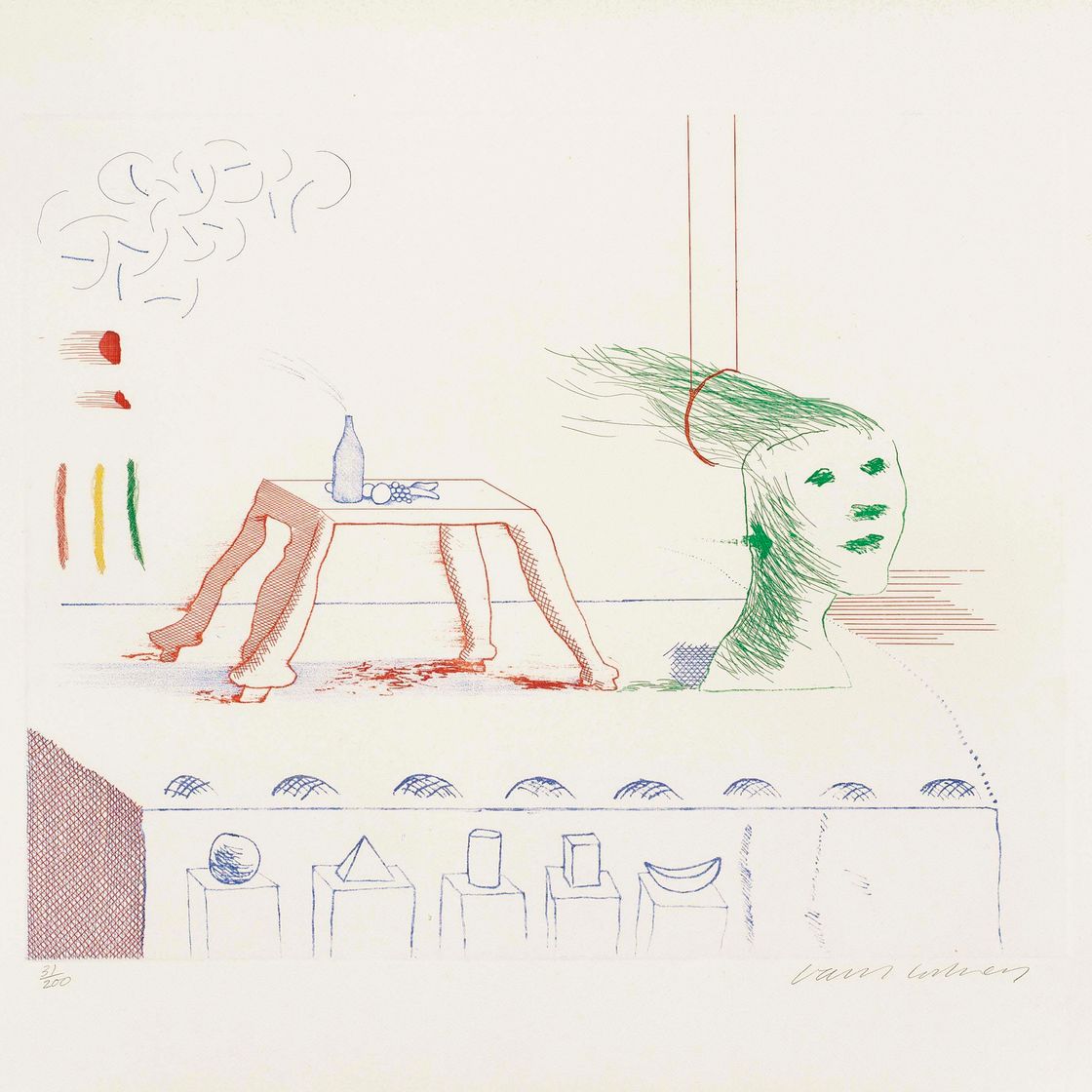 David Hockney — Синяя гитара (S.A.C. 199-218; Токио 178-196), изображение 9