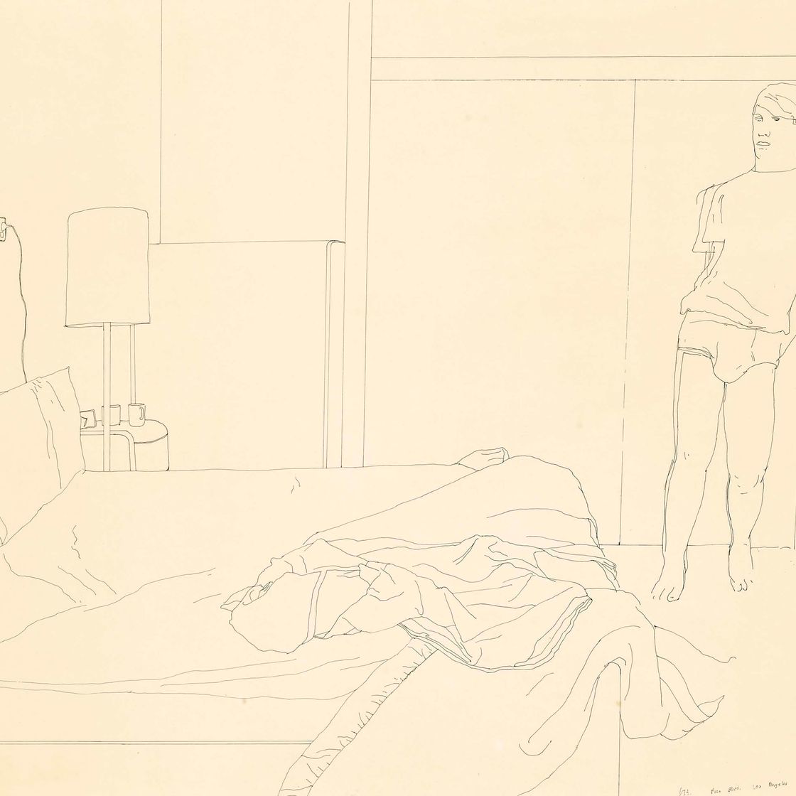 David Hockney — Бульвар Пико, Лос-Анджелес