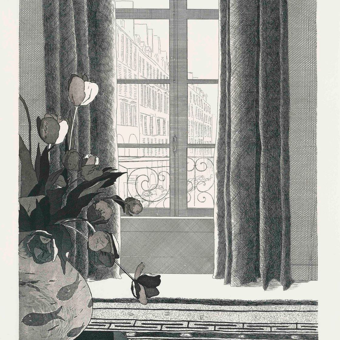 David Hockney — Улица Сены (S.A.C. 121; Токио, 111)