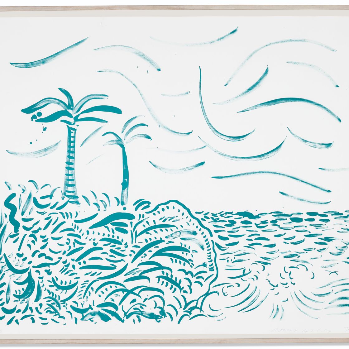 David Hockney — Зеленый Бора-Бора, изображение 2