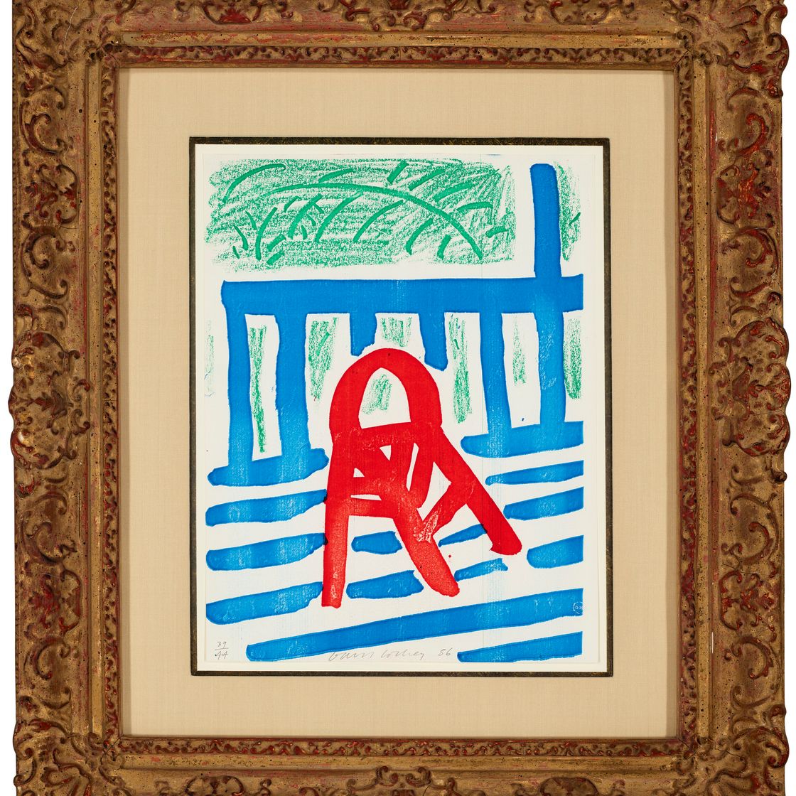 David Hockney — Красное кресло, апрель 1986 года