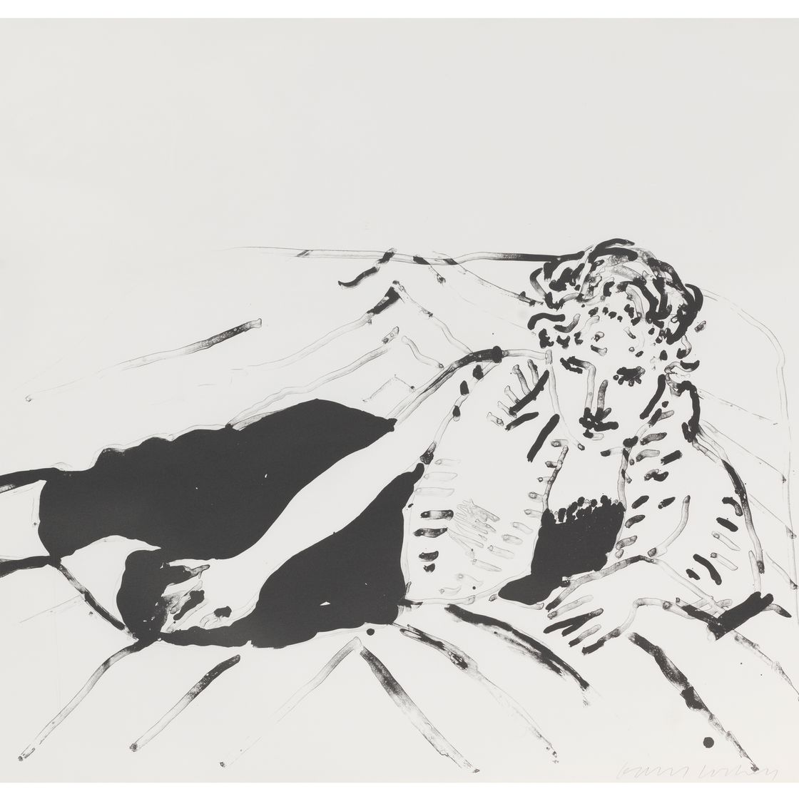 David Hockney — Крупный принт Селии №1