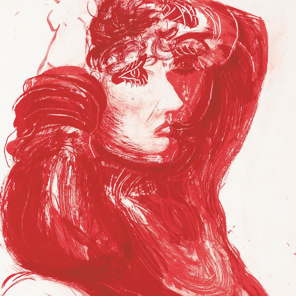 David Hockney — Рыжая Селия, из "Движущегося фокуса" (T. 273; M.C.A.T. 267)
