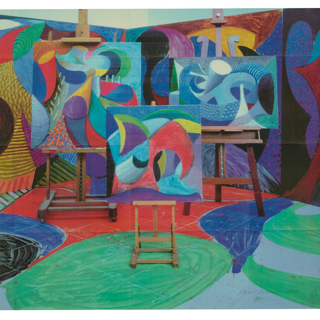 David Hockney — Окрашенная среда II, изображение 1