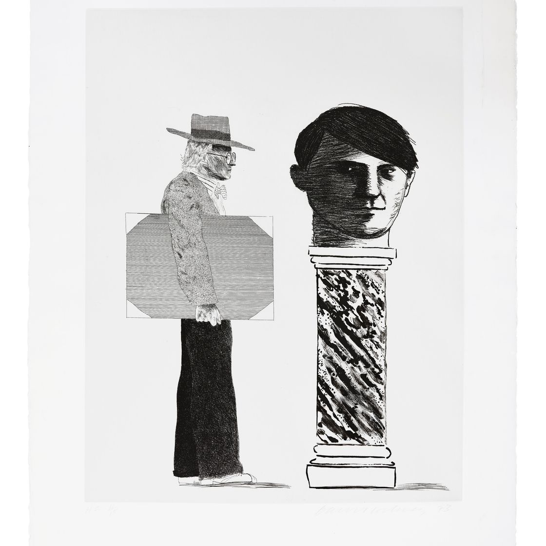 David Hockney — Студент, отдающий дань уважения Пикассо