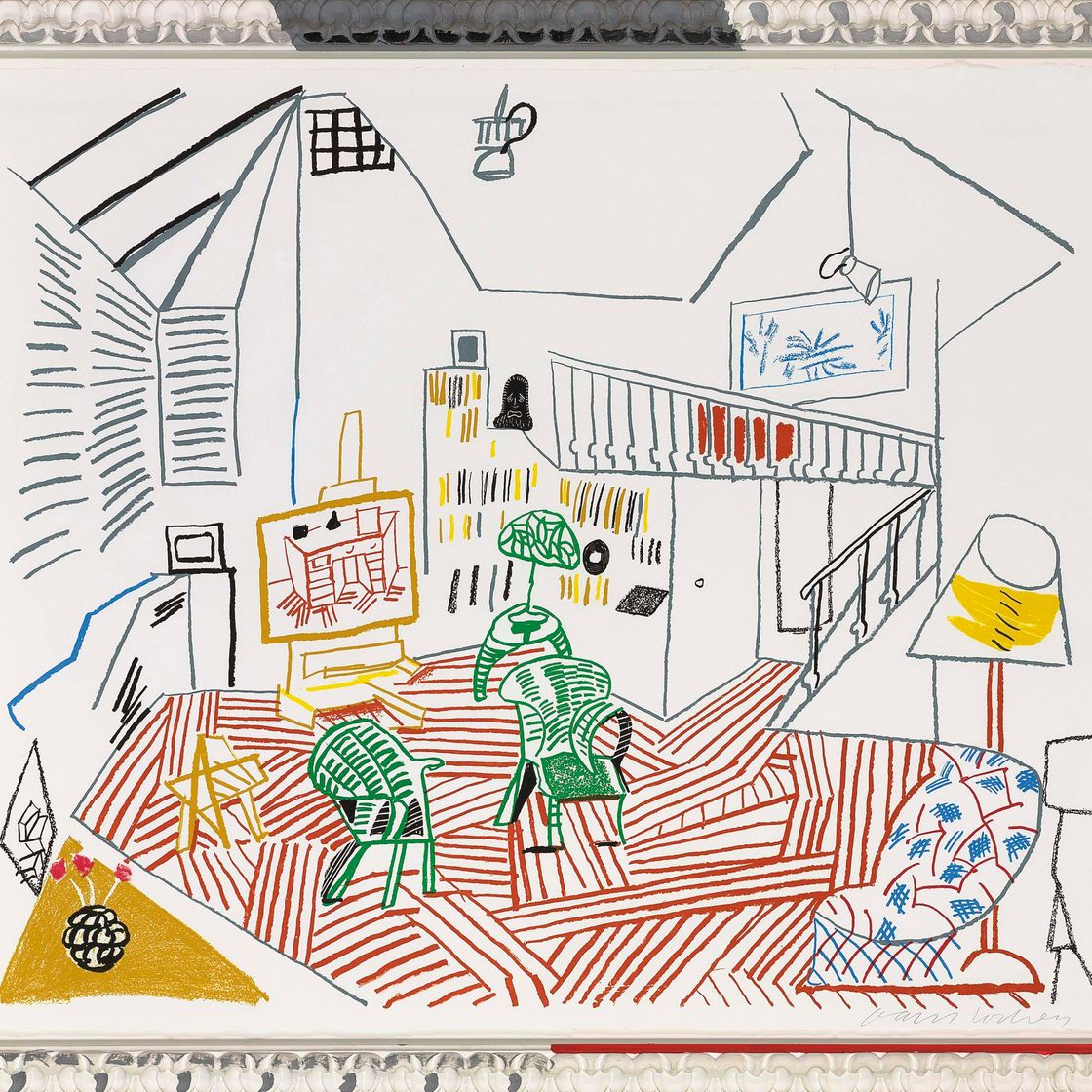David Hockney — Интерьер студии Pembroke (Токио, 262)