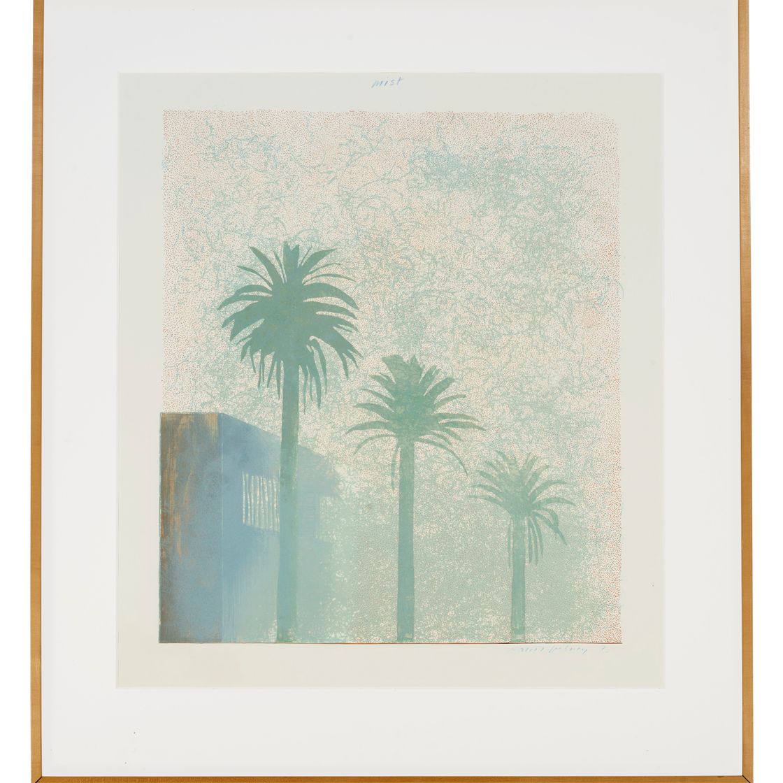 David Hockney — Туман, из серии "Погода", изображение 2