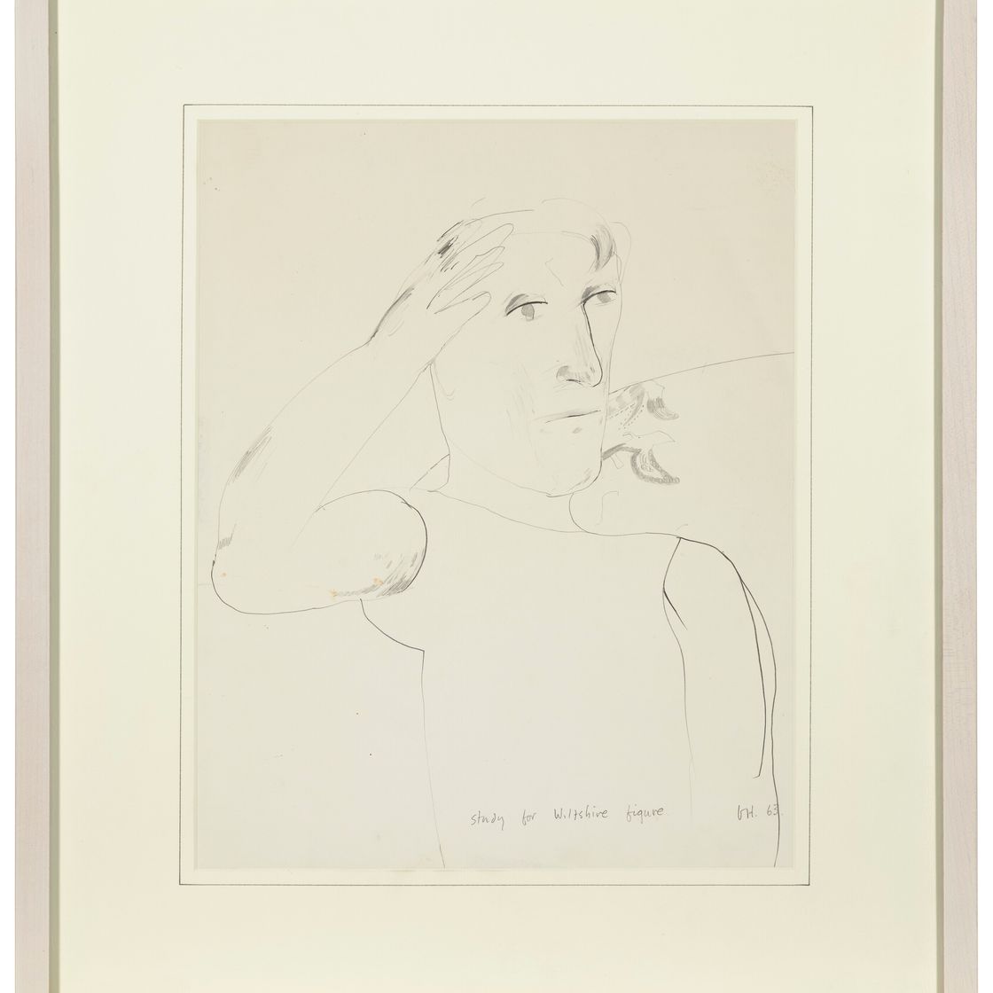 David Hockney — Исследование для фигуры Уилтшира, изображение 2