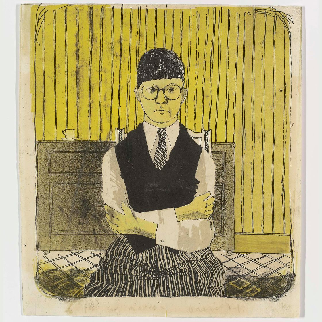 David Hockney — Автопортрет (Шотландский художественный совет 1; Токио 1)