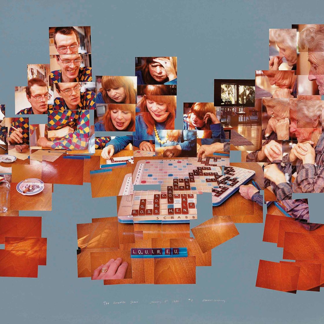 David Hockney — Игра в Скрэббл