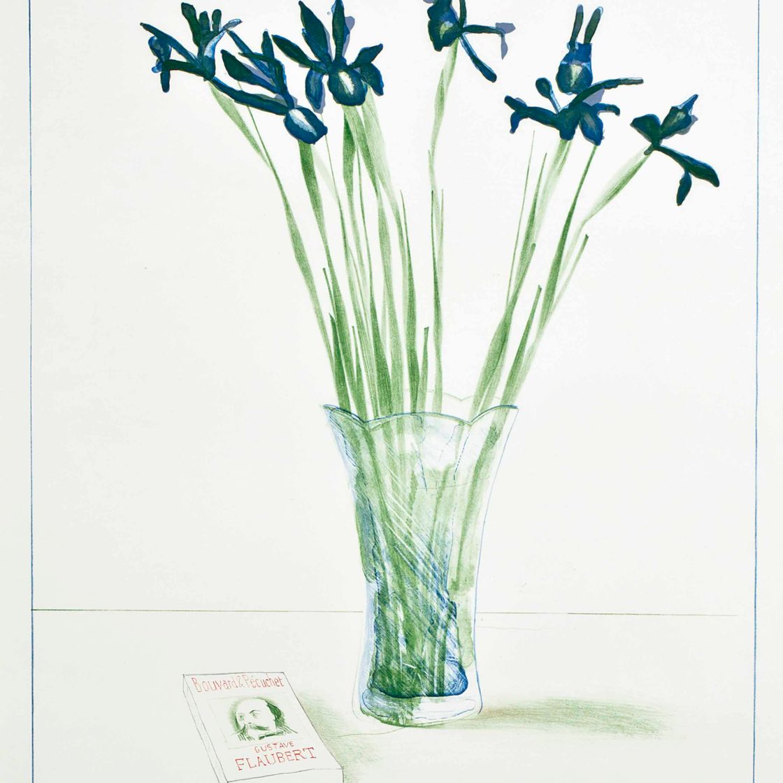 David Hockney — Натюрморт с книгой
