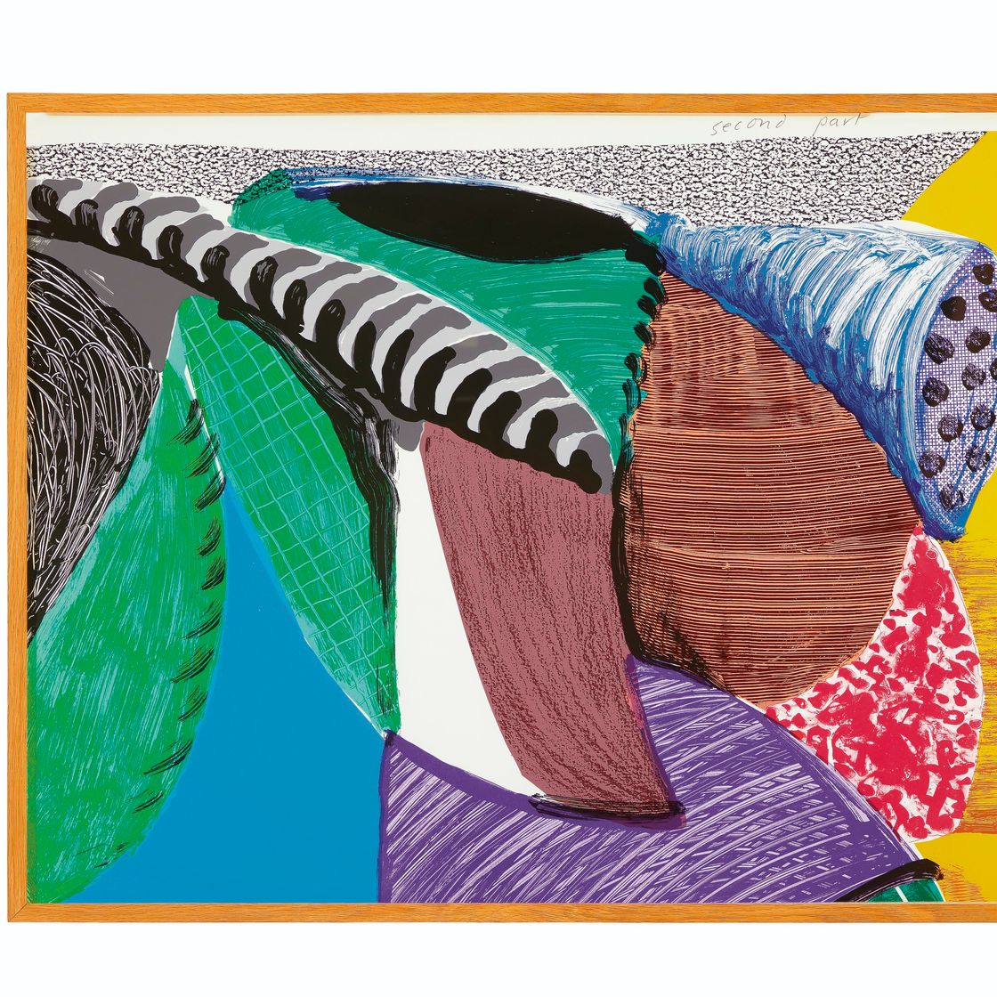 David Hockney — Шлица из четырех частей, выполненная из нескольких новых принтов, изображение 3