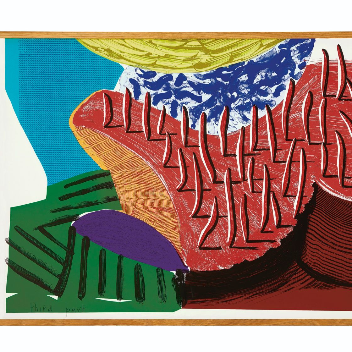 David Hockney — Шлица из четырех частей, выполненная из нескольких новых принтов, изображение 4