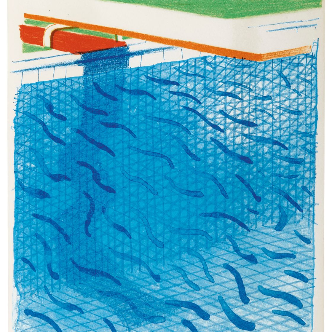 David Hockney — Бассейн из бумаги и синих чернил для книги