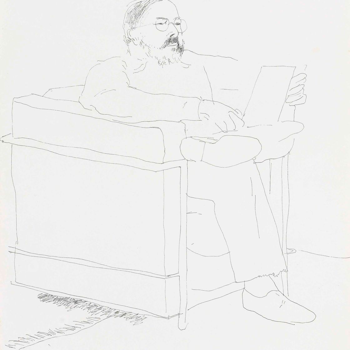 David Hockney — Портрет Генри Гелдзалера
