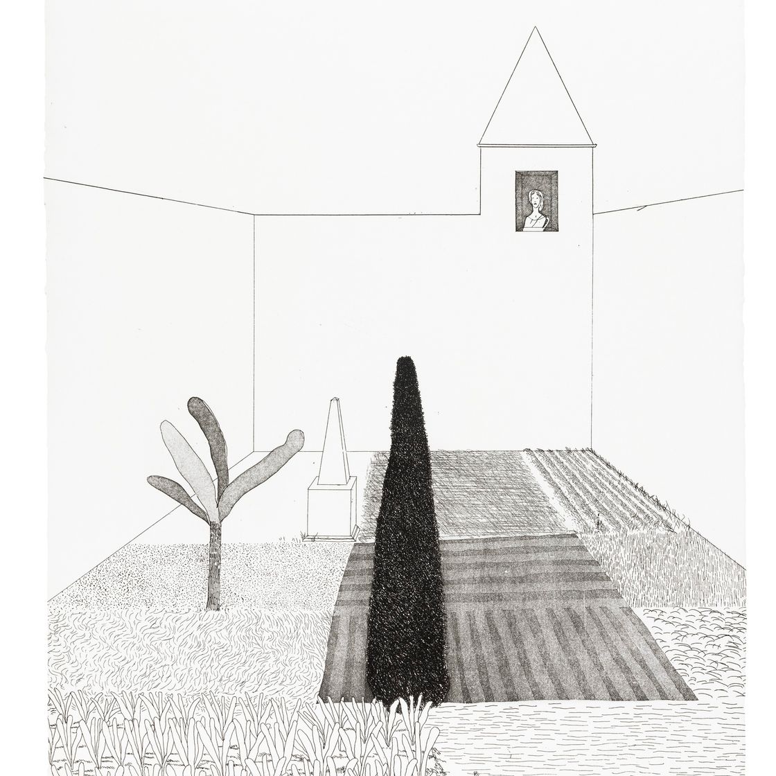 David Hockney — Иллюстрации к шести сказкам Братьев Гримм, изображение 7