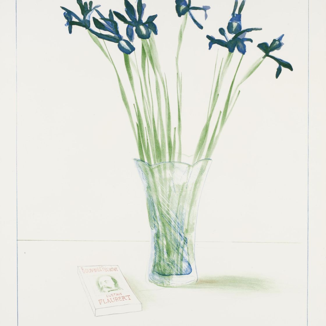 David Hockney — Натюрморт с книгой (S.A.C. 144; M.C.A.T. 135)
