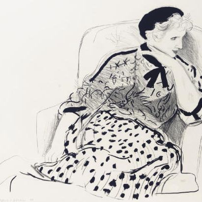 David Hockney — Селия в кресле (Gemini 918; M.C.A.T. 239)