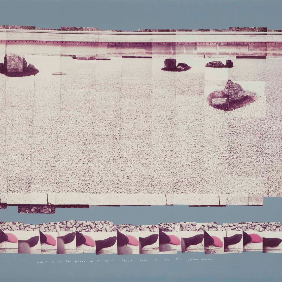 David Hockney — Прогулка по дзен-саду при храме Реандзи, Киото, февраль 1983 #12