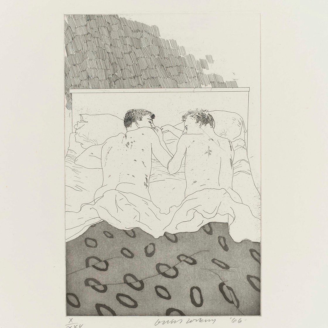 David Hockney — Иллюстрации к четырнадцати стихотворениям К.П. Кавафиса (S.A.C. 47-59; Токио 47-59), изображение 2