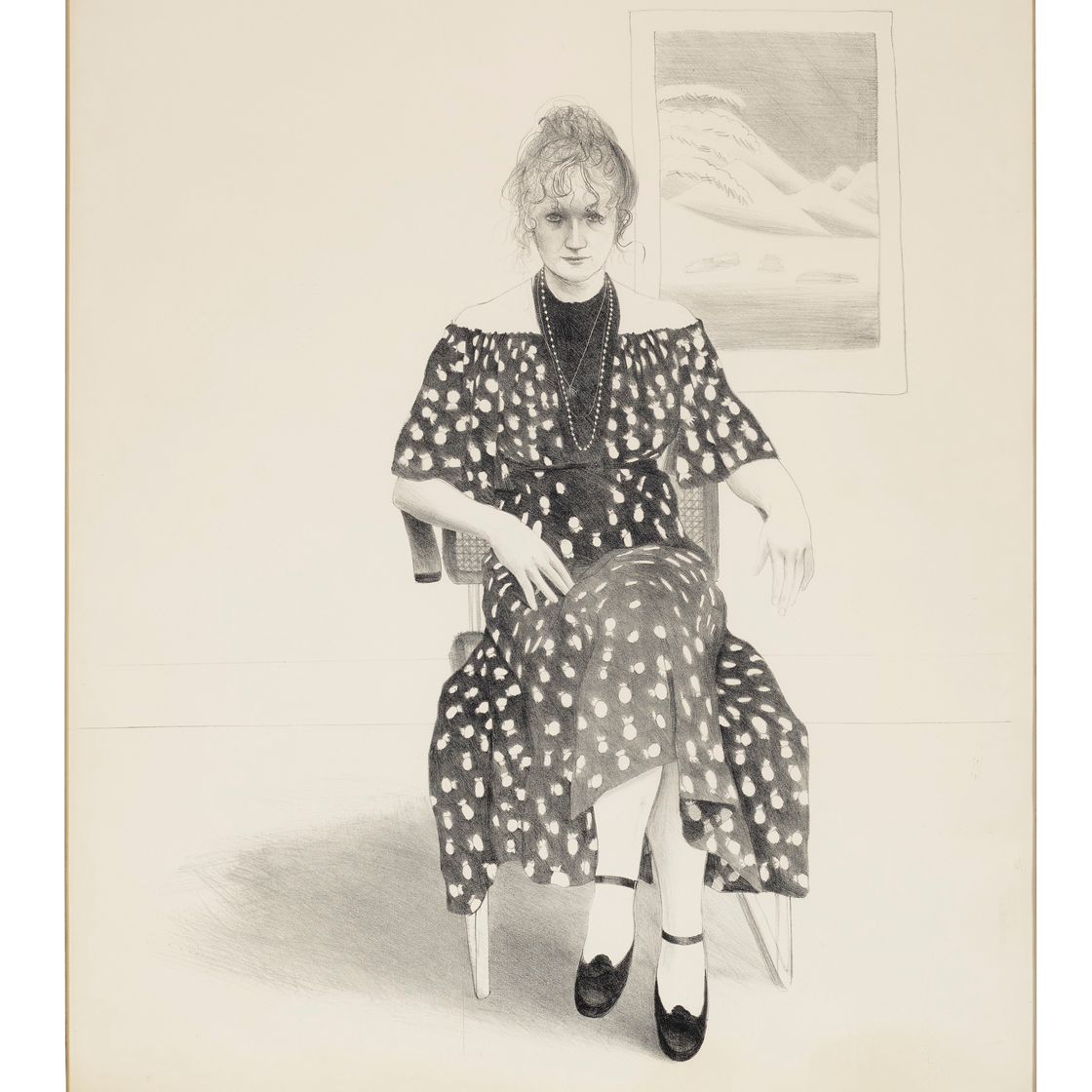 David Hockney — Селия, Голливуд, Мелроуз Авеню, 8365