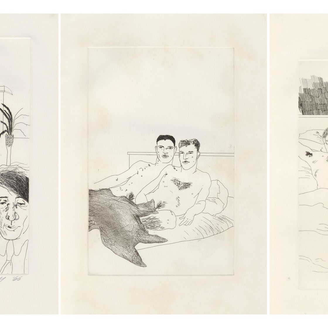 David Hockney — Иллюстрации к четырнадцати стихотворениям К. П. Кавафиса (издание А)