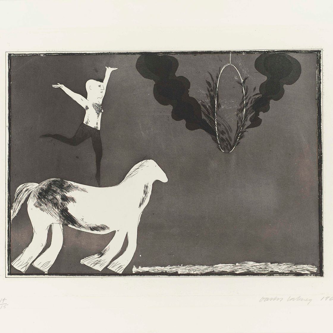 David Hockney — Акробат (S.A.C. 35; Токио, 35)
