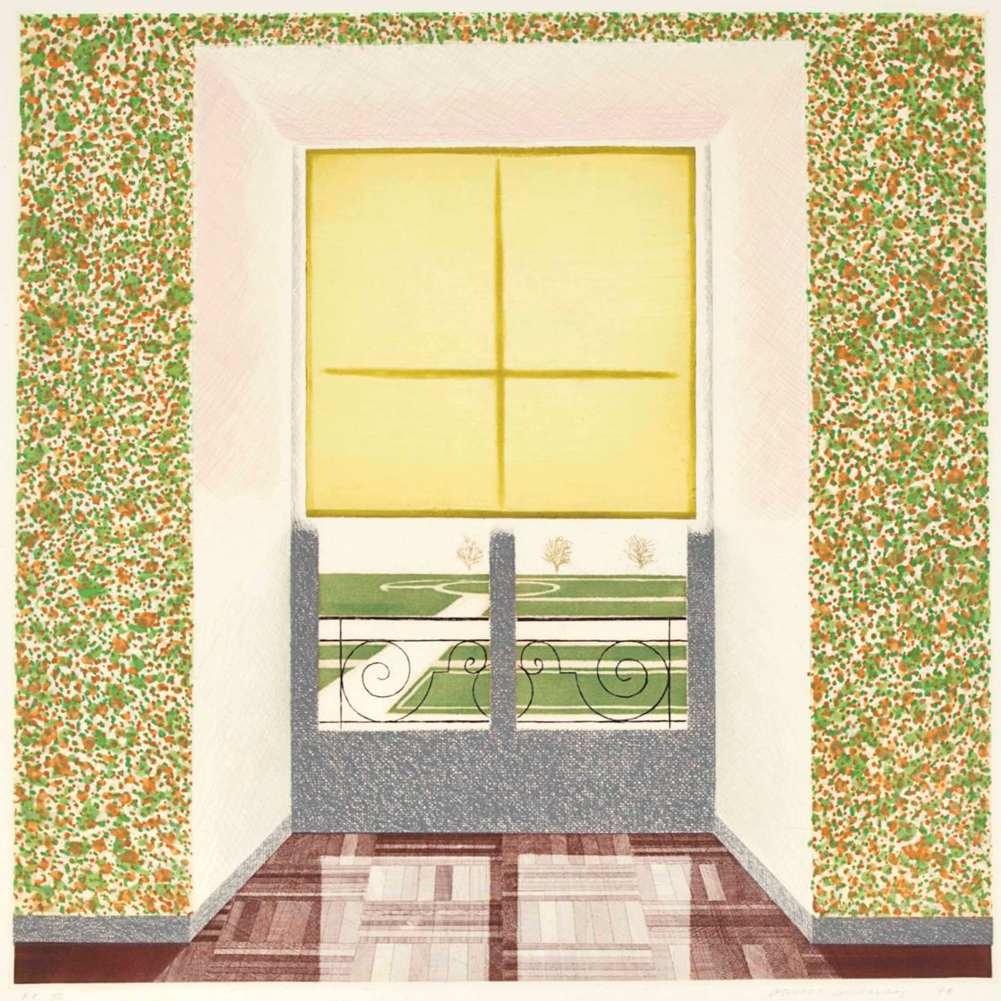 David Hockney — Контражур во французском стиле
