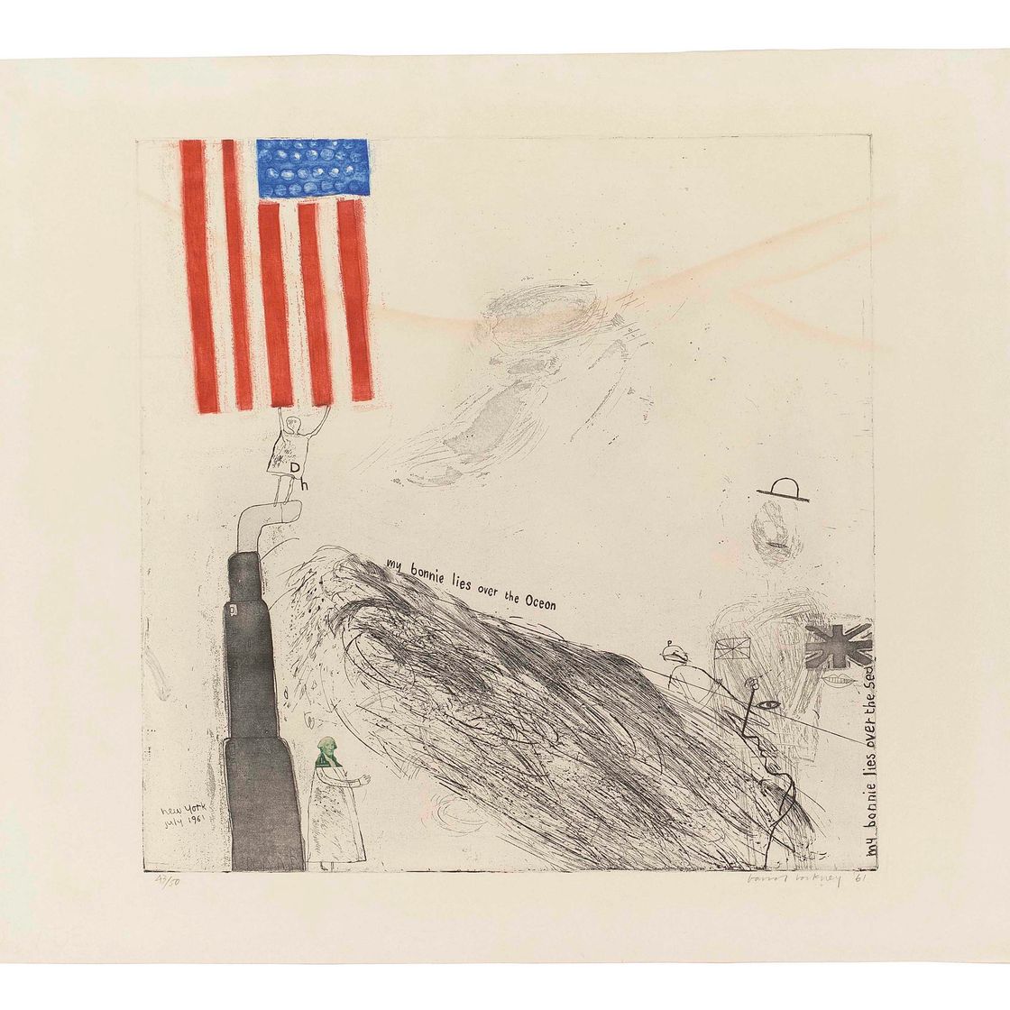 David Hockney — Моя красавица лежит за океаном (S.A.C. 13; Токио 29)
