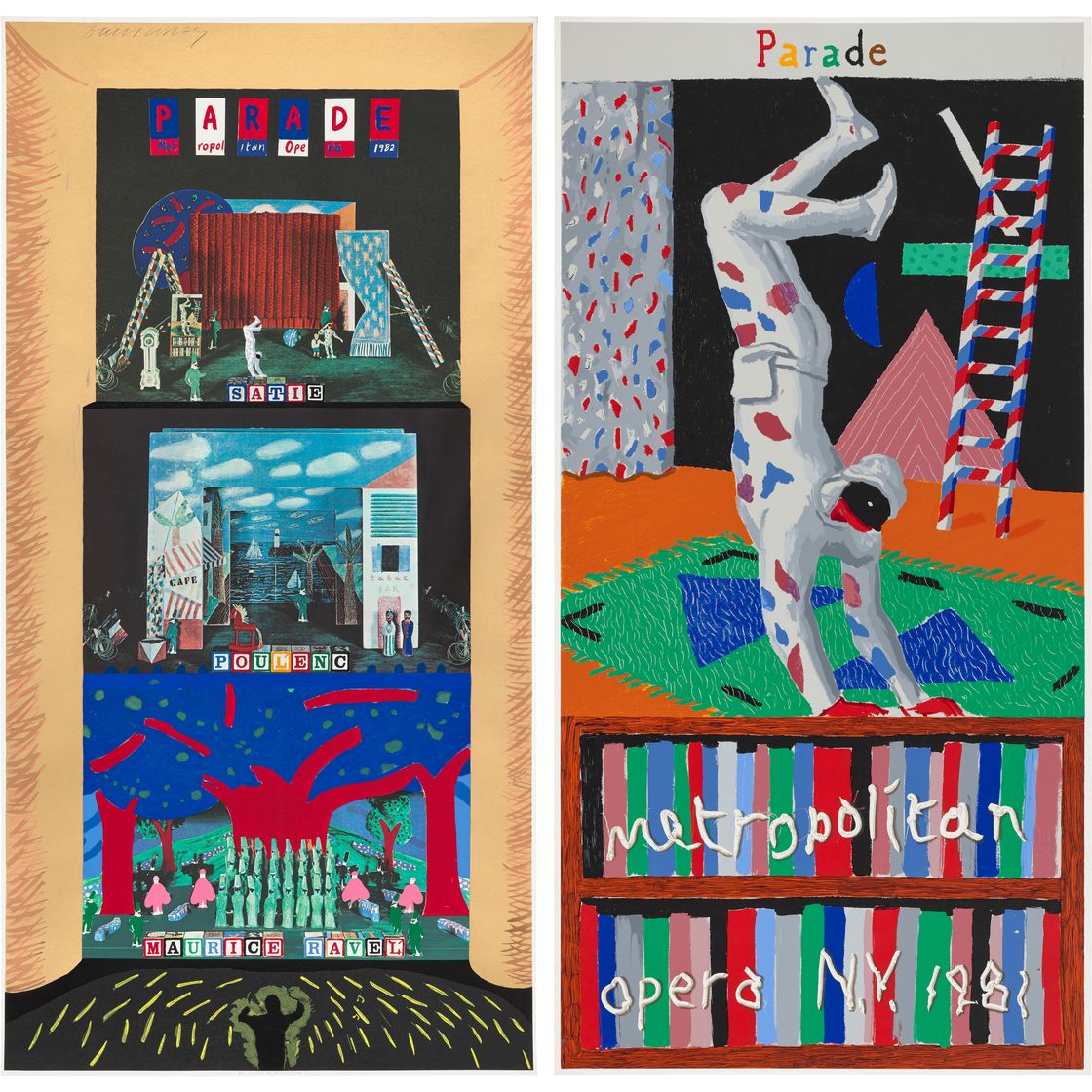 David Hockney — Две гравюры художника