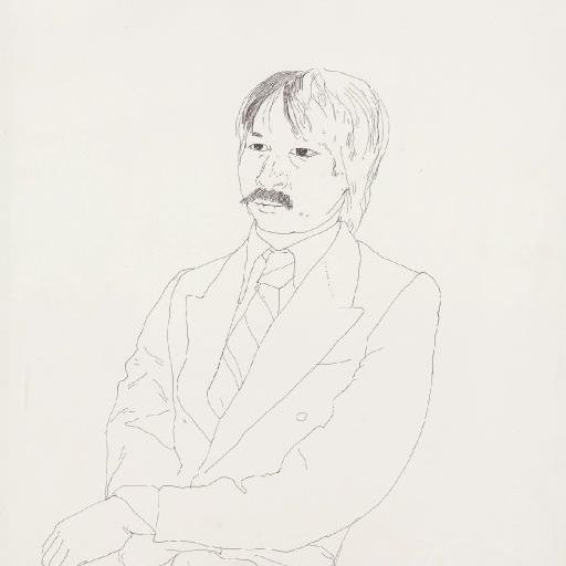 David Hockney — Портрет Майкла Чоу