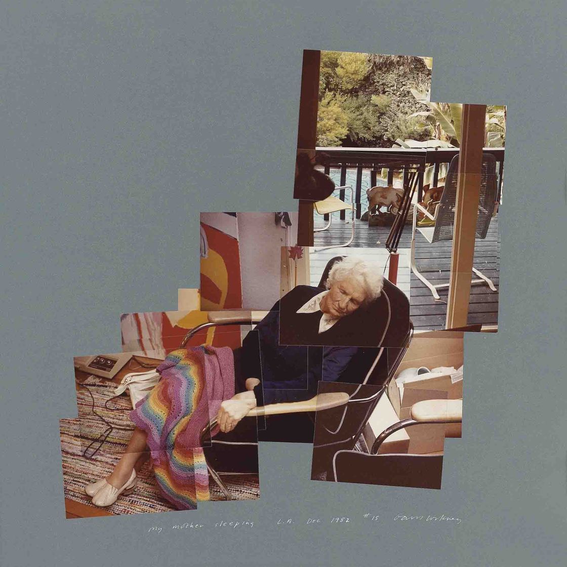 David Hockney — Моя мать спит, Лос-Анджелес.