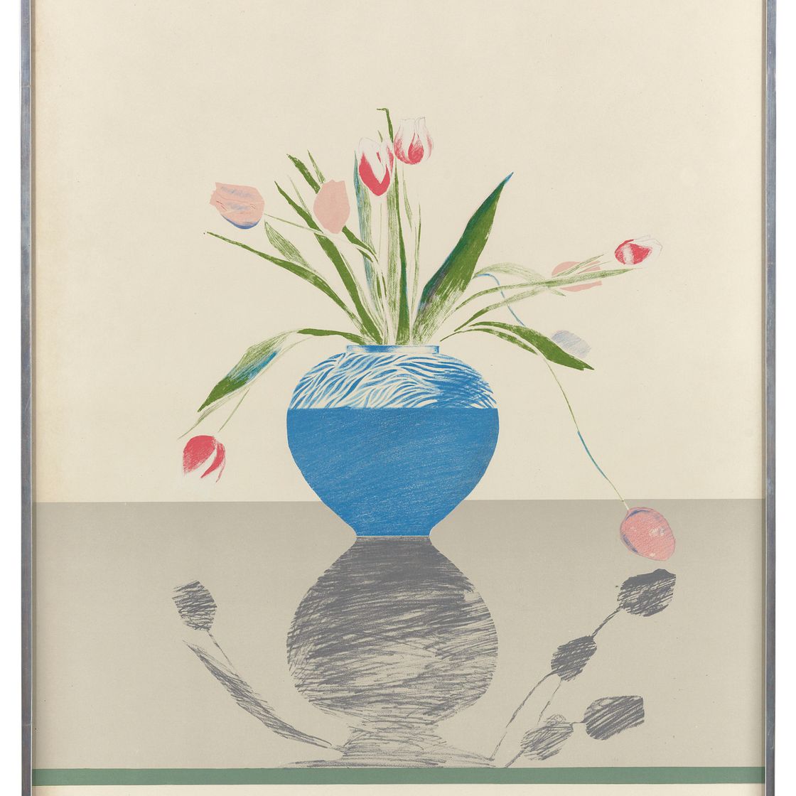 David Hockney — Красивые тюльпаны, изображение 2