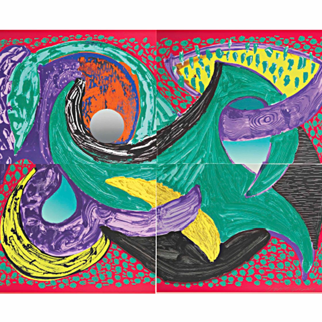David Hockney — Иду по кругу, судя по еще нескольким новым отпечаткам