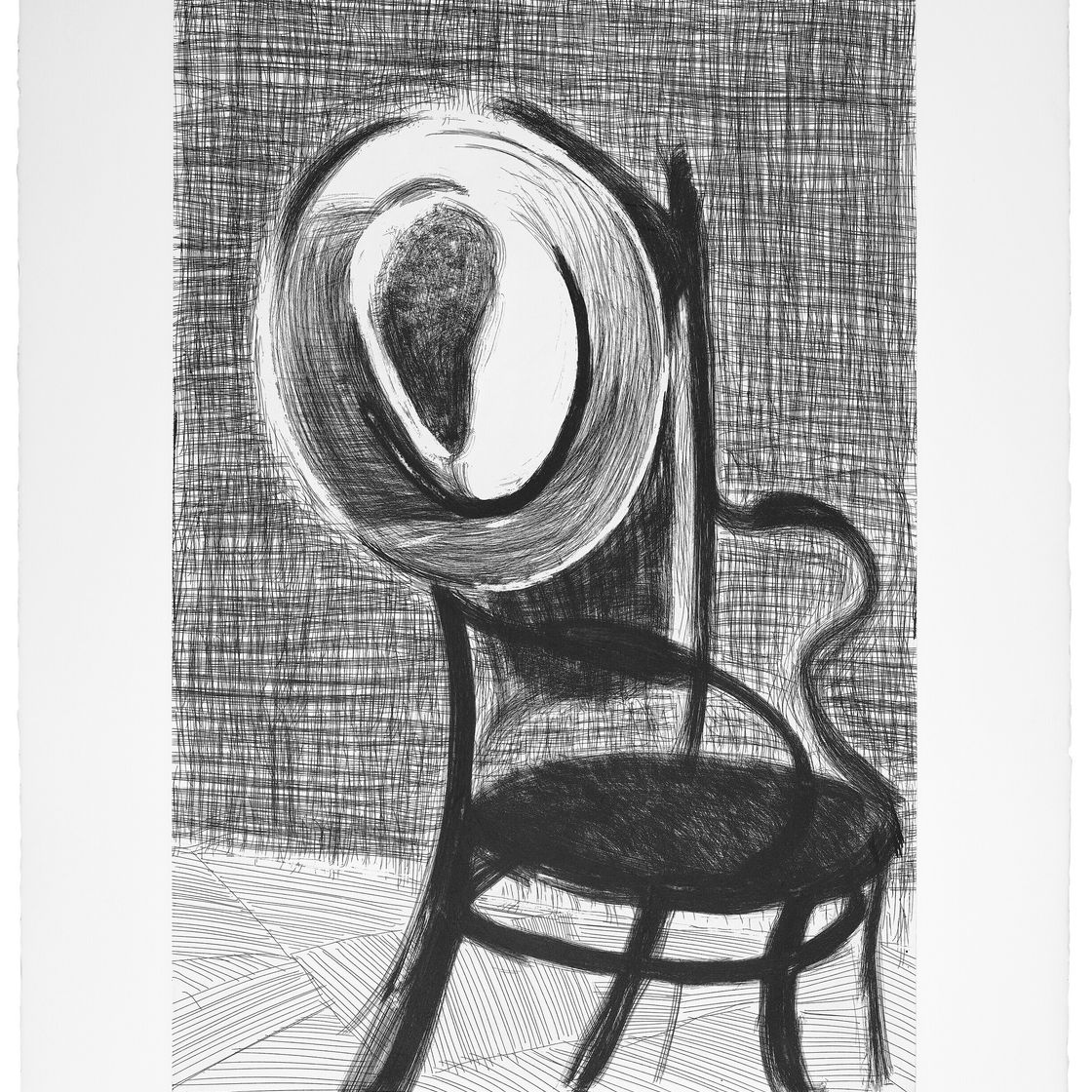 David Hockney — Шляпа на стуле