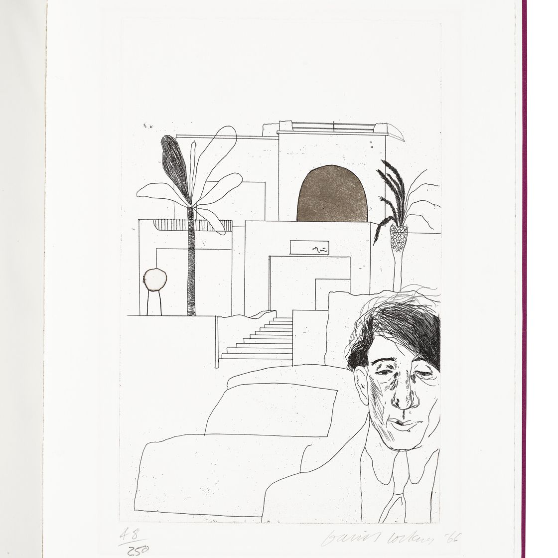 David Hockney — Иллюстрации к четырнадцати стихотворениям К. П. Кавафиса (издание А), изображение 14