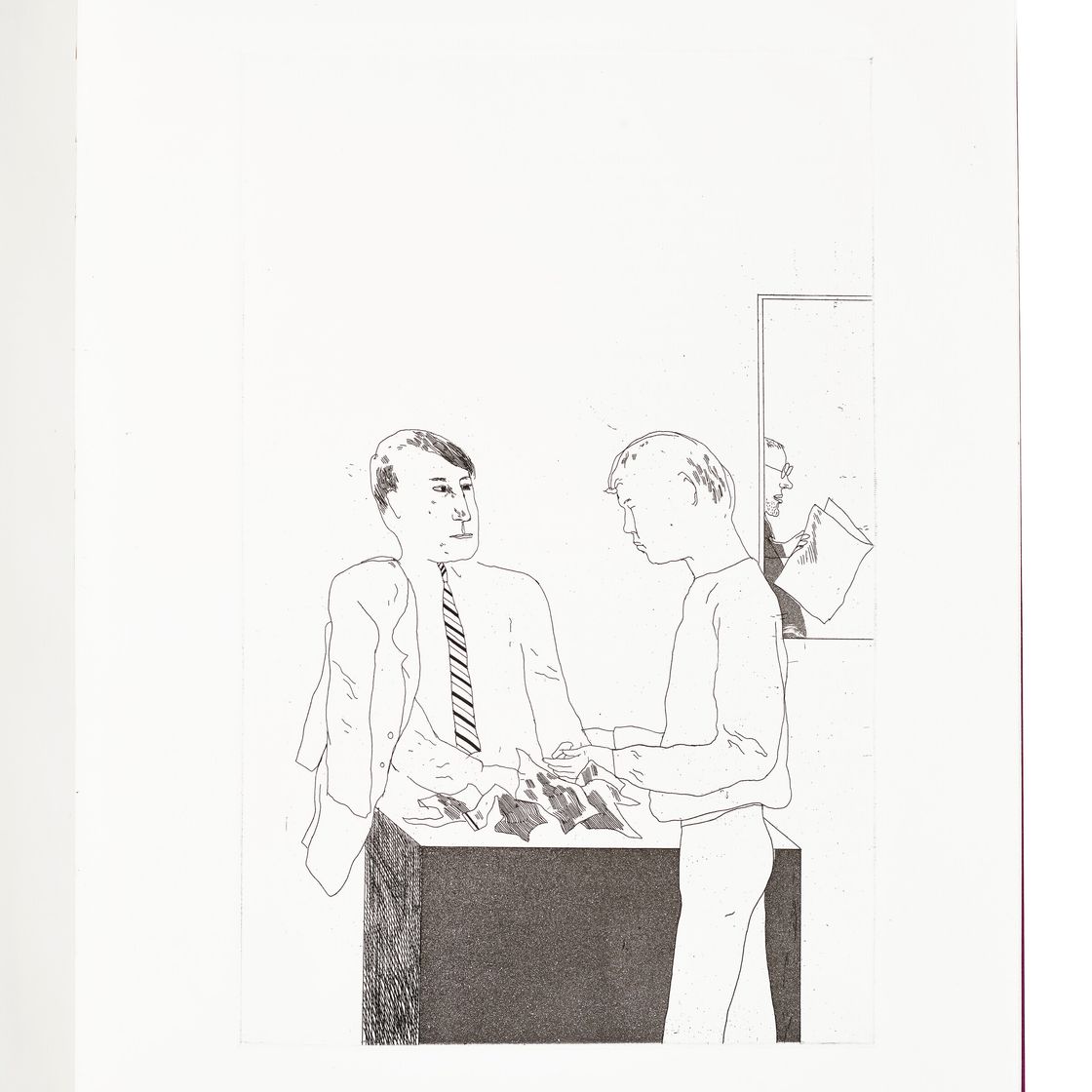 David Hockney — Иллюстрации к четырнадцати стихотворениям К. П. Кавафиса (издание А), изображение 4