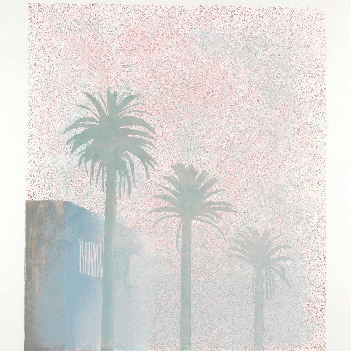 David Hockney — Туман, из серии "Погода"