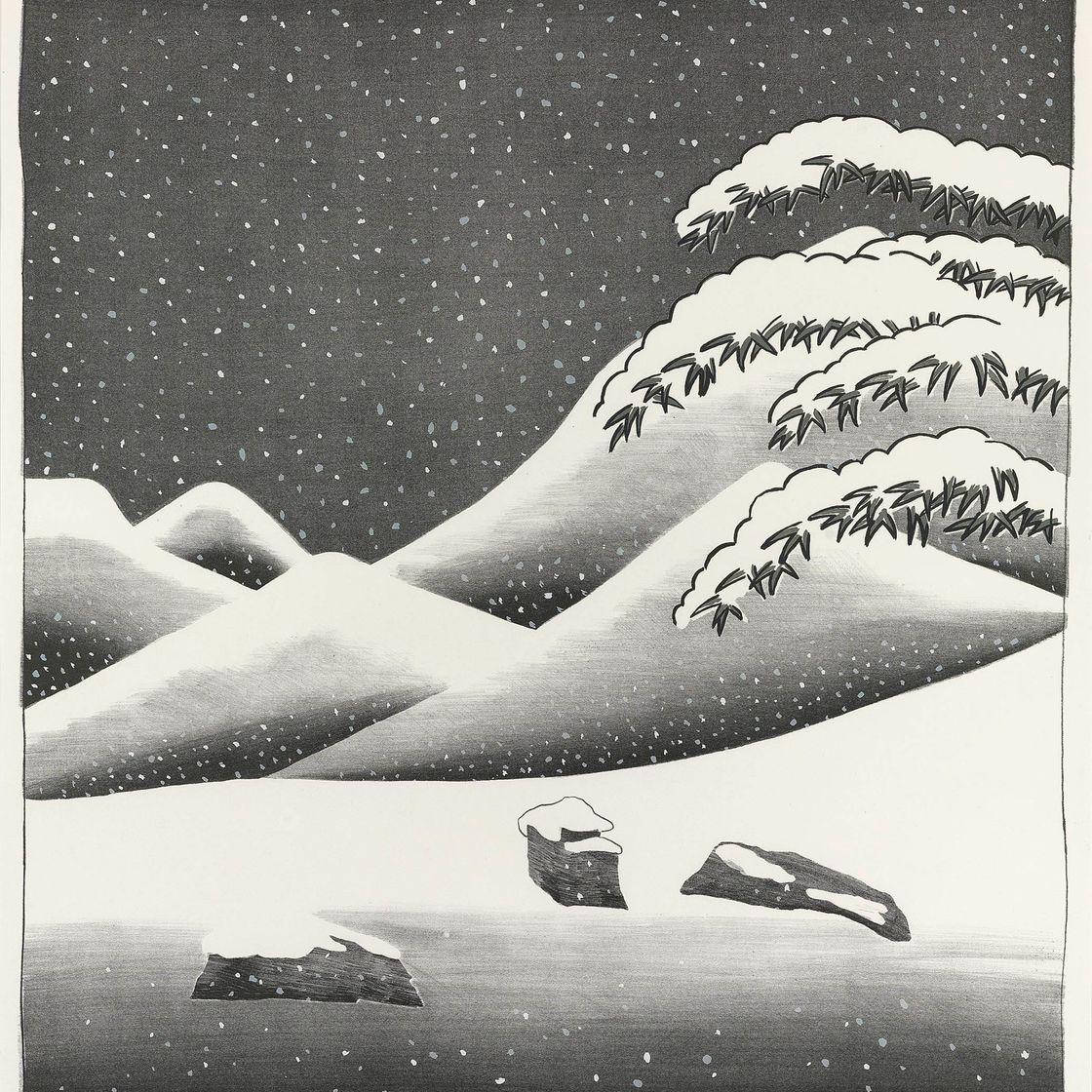 David Hockney — Бесцветный снег (S.A.C. 135)