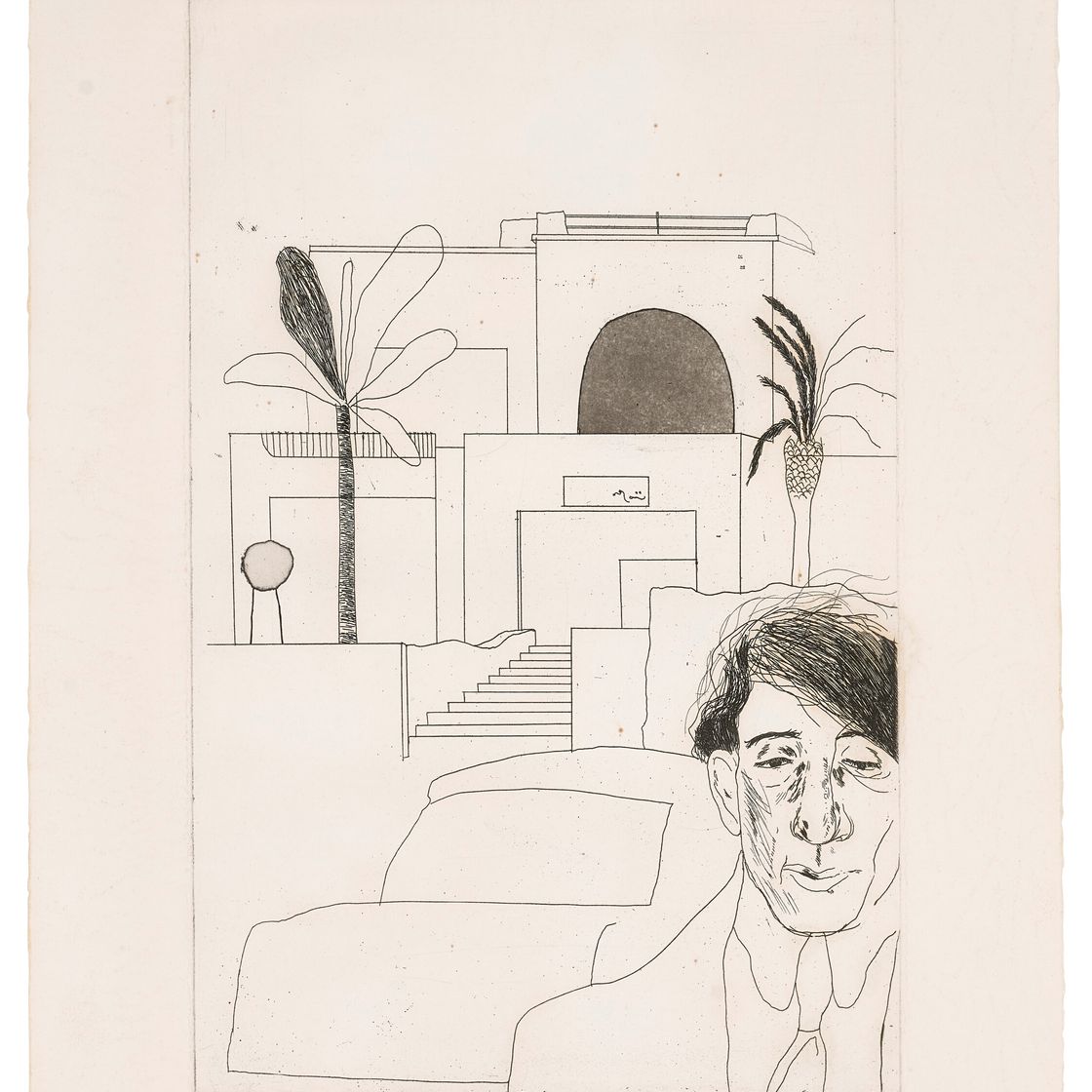 David Hockney — Портрет Кавафиса II, выполненный по иллюстрациям к четырнадцати стихотворениям К.П. Кавафиса