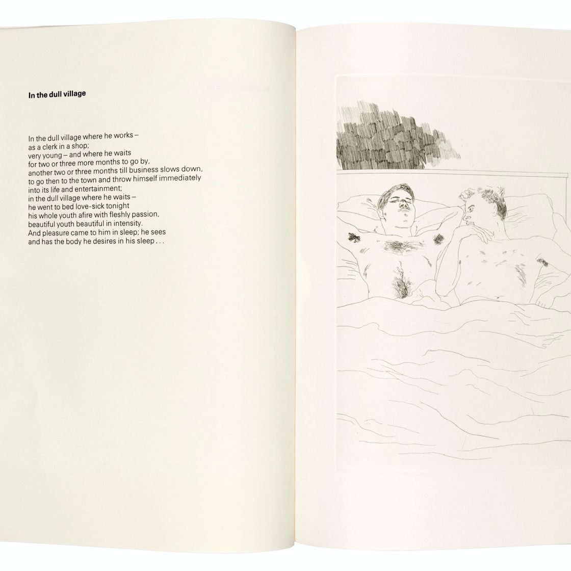 David Hockney — Иллюстрации к четырнадцати стихотворениям К. П. Кавафиса (издание А), изображение 1