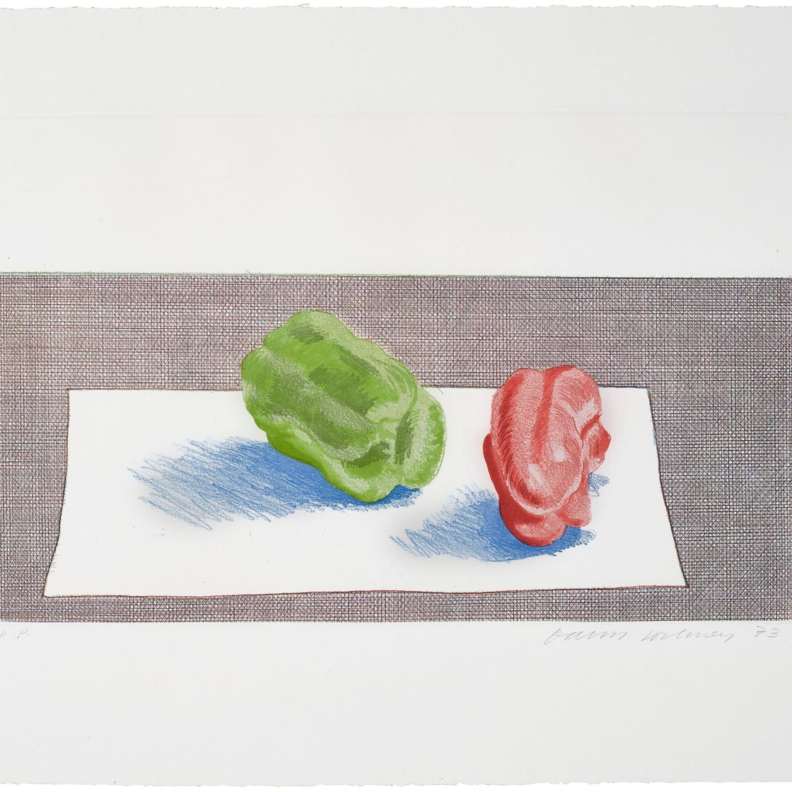 David Hockney — Два перца, изображение 1