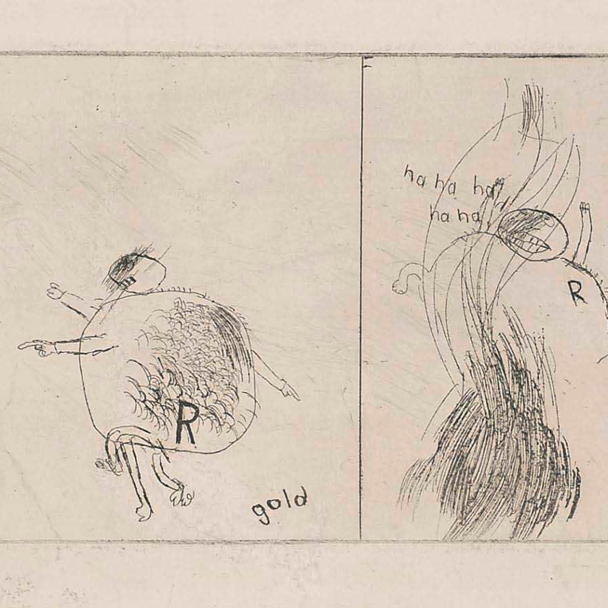 David Hockney — Этюд для Румпельштильцхена (см. S.A.C. 11; Токио 11)
