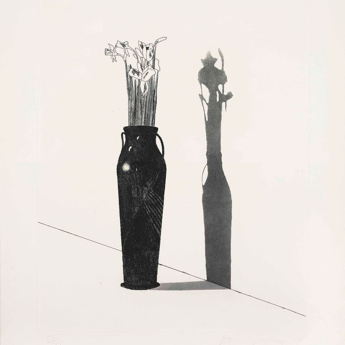 David Hockney — Ваза и цветы (S.A.C. 69; Токио 66)