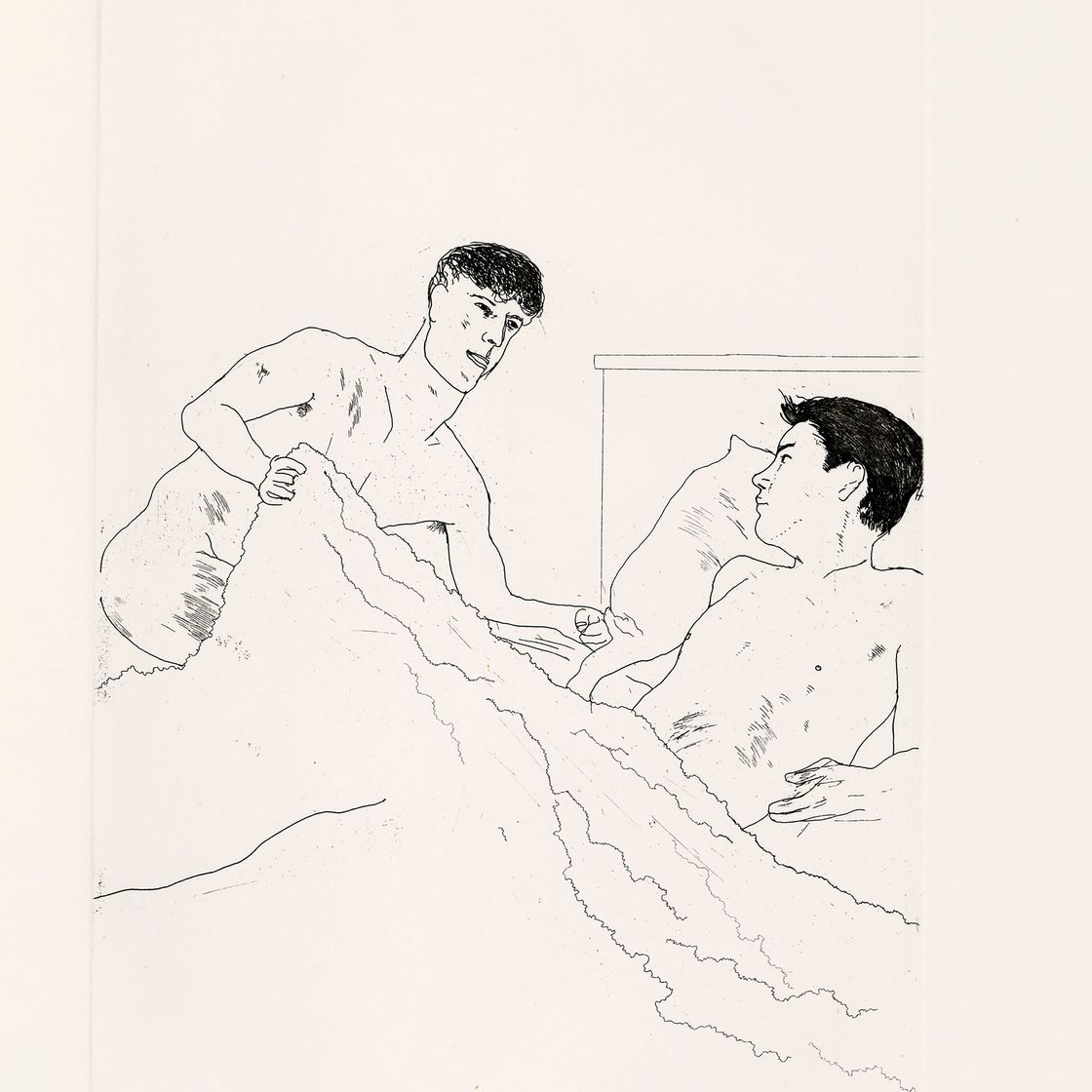 David Hockney — Иллюстрации к четырнадцати стихотворениям К. П. Кавафиса, изображение 3